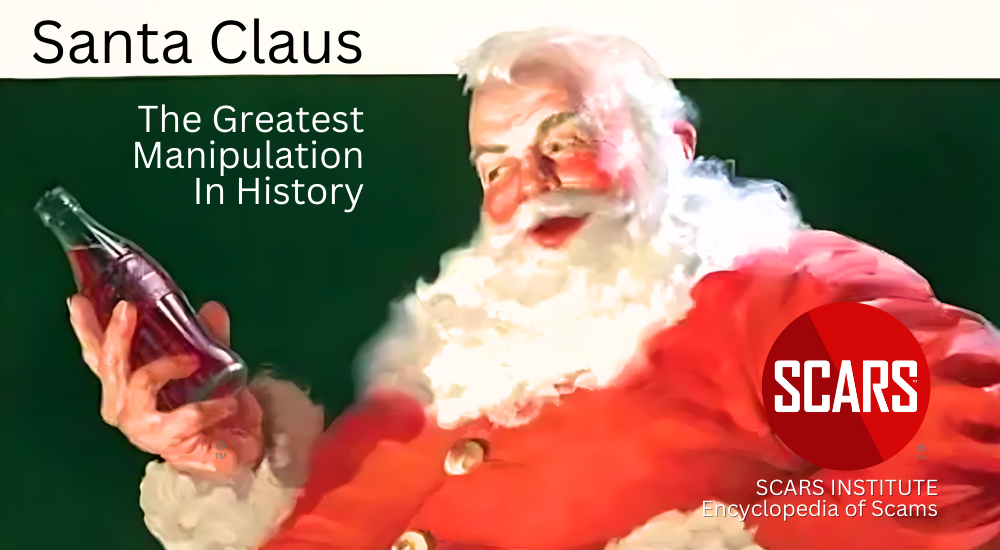 Santa Claus - The Greatest Achievement Of Manipulation And Social Engineering In History - 2024 - on SCARS Institute Encyclopedia of Scams RomanceScamsNOW.com
