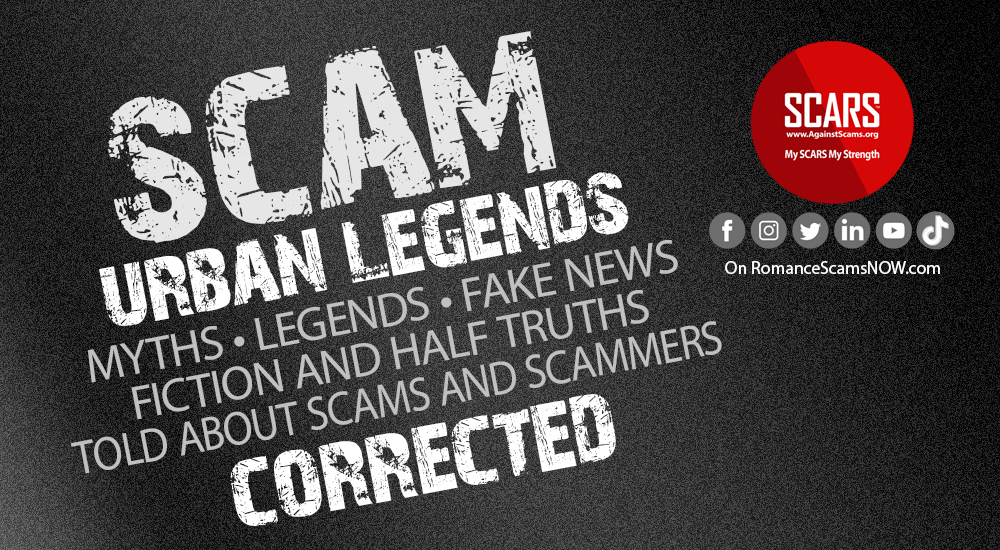 Scam & Scammer Urban Legends & Myths
