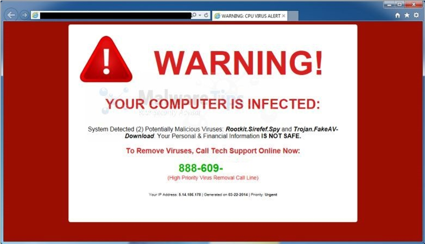 Scareware - Tech Support Scams