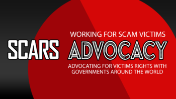 SCARS Advocacy About Scams, Scammers, And Supporting Scam Victims - on RomanceScamsNOW.com