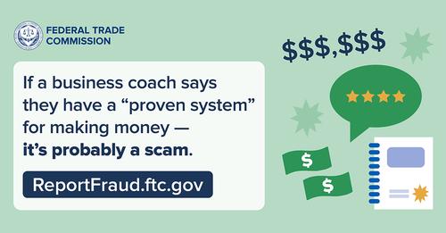 FTC Fake Business Coach Scams