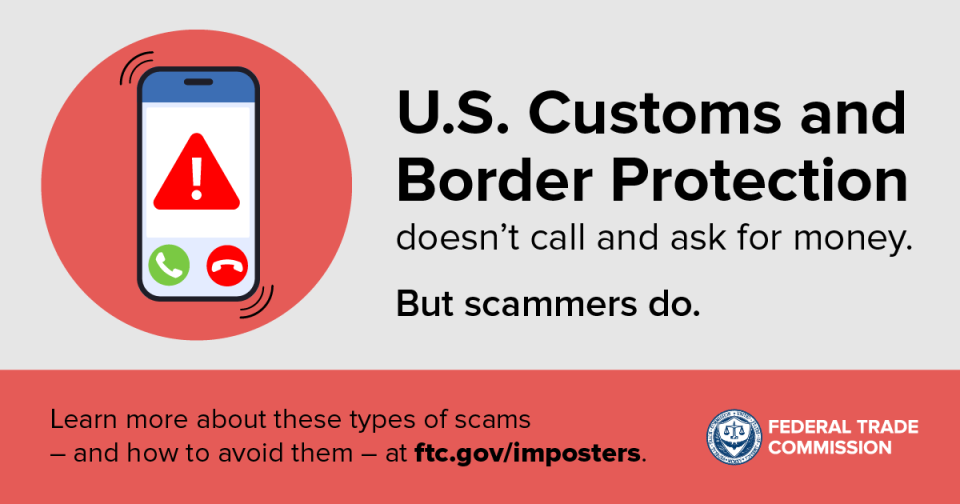 Border Patrol Scams - Government Impersonation Scams - Scam Warning