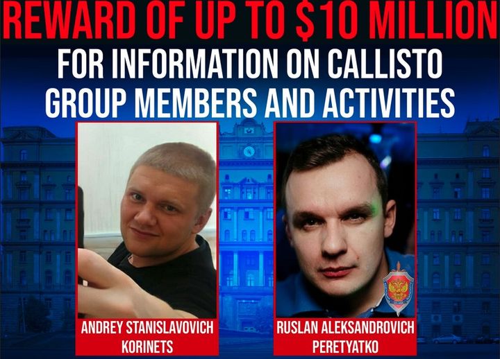 Calisto Group - Leadership - Russian Ransomware Gang Reward