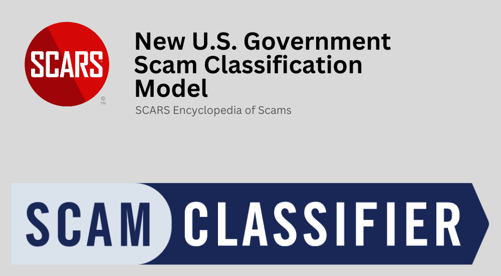 New U.S. Government Scam Classifier Model - 2024 - on SCARS Encyclopedia of Scams