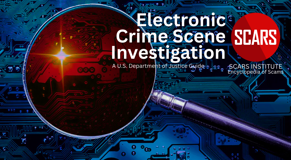 Electronic Crime Scene Investigation: An On-the-Scene Reference for Police/Law Enforcement/First Responders - 2023 - on SCARS Institute Encyclopedia of Scams