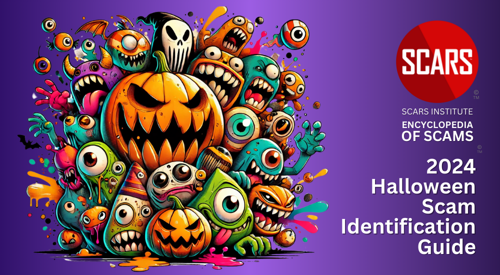 SCARS Institute Halloween 2024 Scam Identification Guide - on SCARS Institute Encyclopedia of Scams