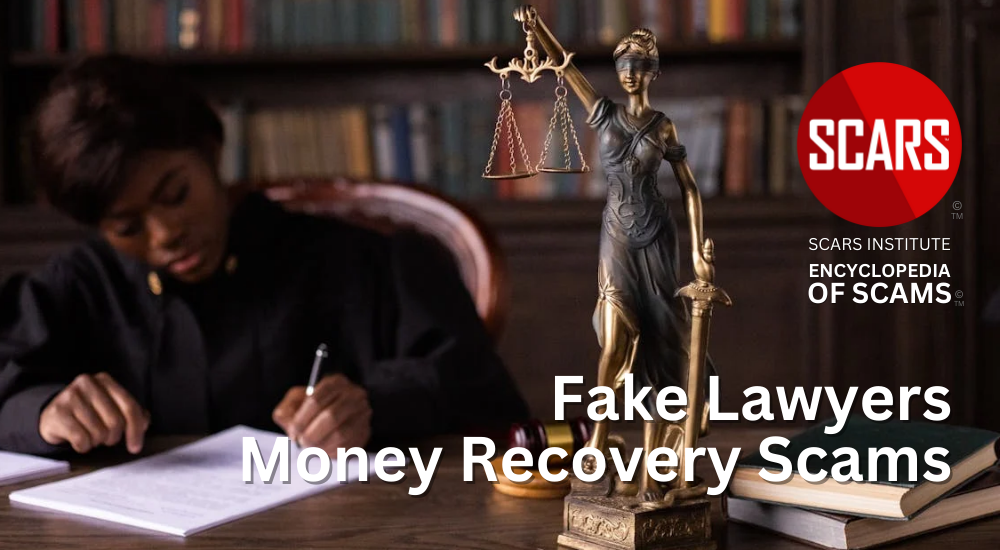 Fake Lawyers - Money Recovery Scams - 2024 - on SCARS Institute Encyclopedia of Scams