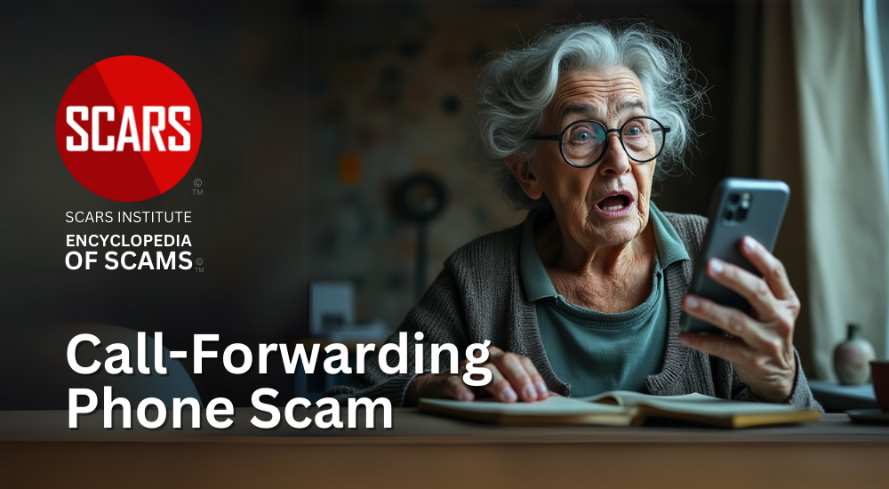 Call Forwarding Scam - SCAM WARNING - 2024 - on SCARS Institute Encyclopedia of Scams