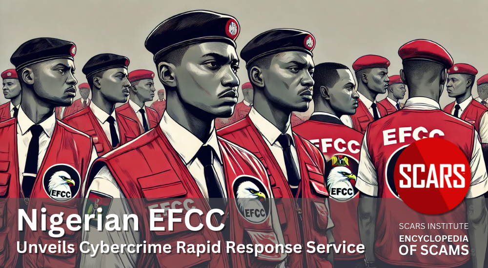 EFCC Unveils Cybercrime Rapid Response Service - 2024 - on SCARS Institute Encyclopedia of Scams