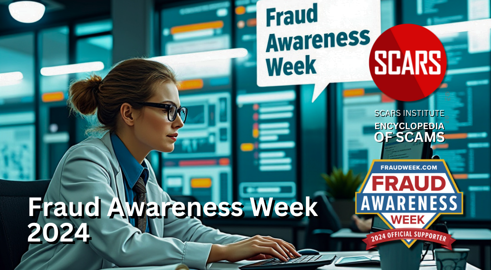 Fraud Awareness Week 2024 Infographics - All About Fraud Scams & Cybercrimes - on SCARS Institute Encyclopedia of Scams