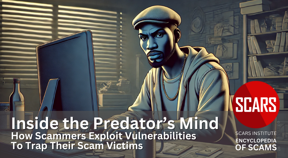 Inside the Predator’s Mind: How Scammers Exploit Vulnerabilities to Trap Their Scam Victims - 2024 - on SCARS Institute Encyclopedia of Scams