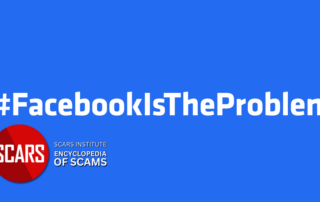 Facebook Is The Problem - Facebook's Algorithm Monster Actively Works Against Scam Victims - 2024 - on the SCARS Institute RomanceScamsNOW.com - the Encyclopedia of Scams™