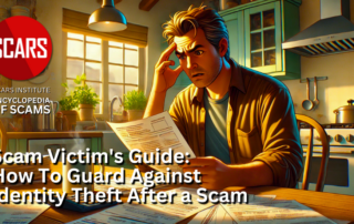 Scam Victim's Guide on How To Guard Against Identity Theft After a Scam - 2025 - on the SCARS Institute RomanceScamsNOW.com - the Encyclopedia of Scams™