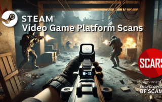 Steam Video Game Platform Scams - 2025 - on the SCARS Institute RomanceScamsNOW.com - the Encyclopedia of Scams™