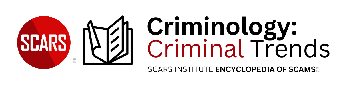 criminology – criminal trends banner The Stand Alone Complex and Individual or Small Scammer Groups - 2025 - on the SCARS Institute RomanceScamsNOW.com - the Encyclopedia of Scams™