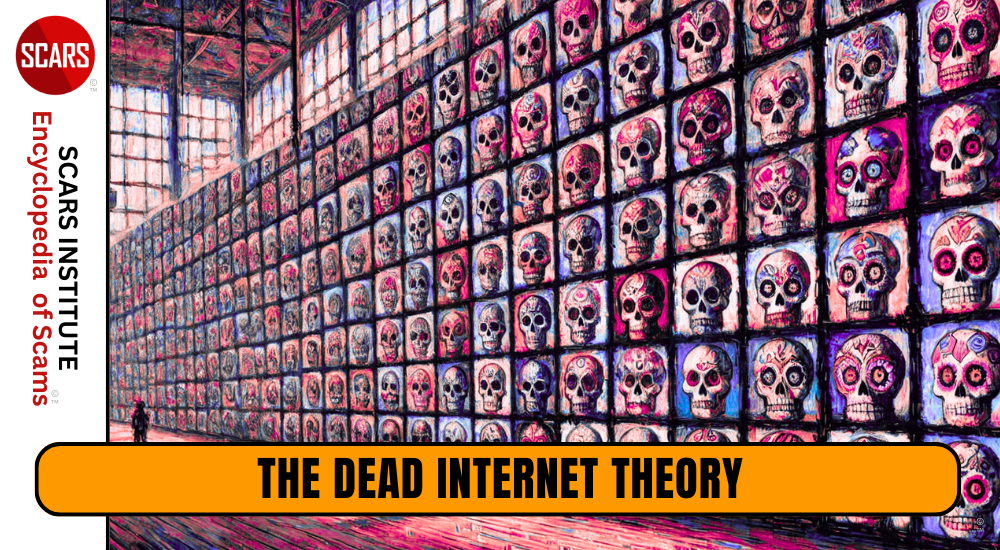 Dead Internet Theory - 2025 - on the SCARS Institute RomanceScamsNOW.com - the Encyclopedia of Scams™