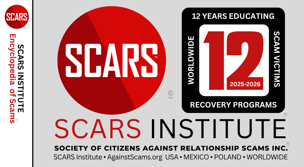 SCARS Institute - 12 Years of Service to Scam Victims