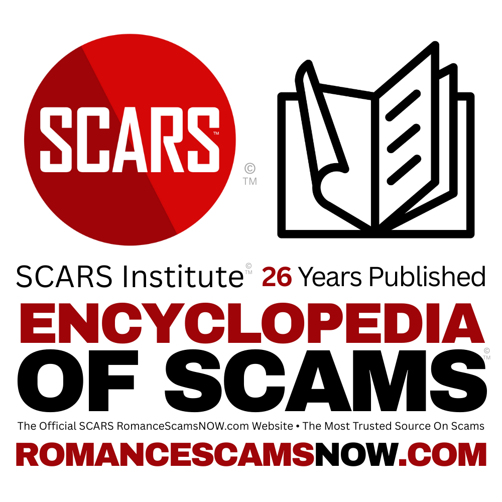 SCARS Institute – Encyclopedia of Scans – World's #1 Anti-Scam Website – Romance Scams NOW Logo