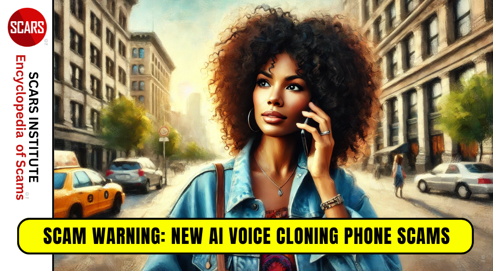 New AI Voice Cloning Phone Scams - 2026 - on the SCARS Institute RomanceScamsNOW.com - the Encyclopedia of Scams™