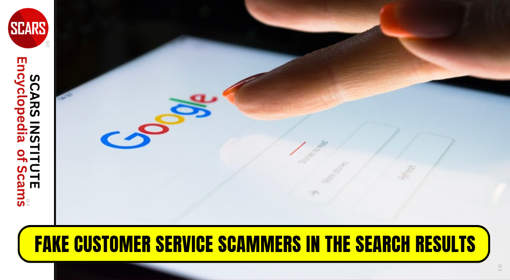 Fake Customer Service Scammers in the Search Results - 2026