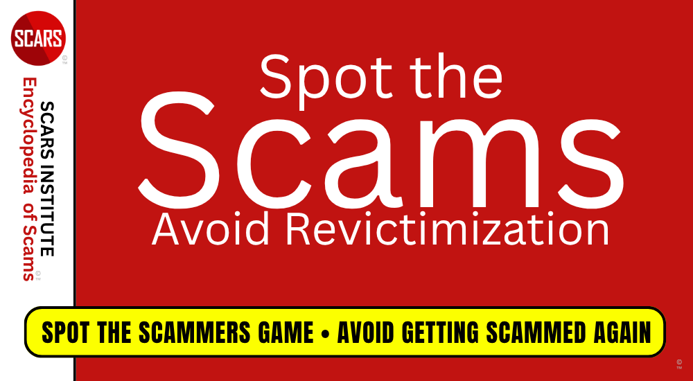 SPOT THE SCAMMERS GAME • AVOID GETTING SCAMMED AGAIN